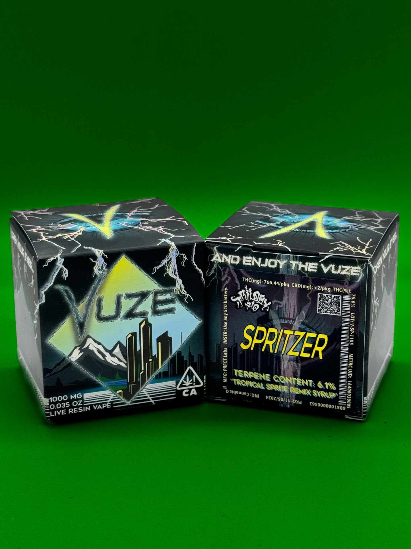 Vuze Extracts x Trilogy 710 - Spritzer 1g Vape Cart